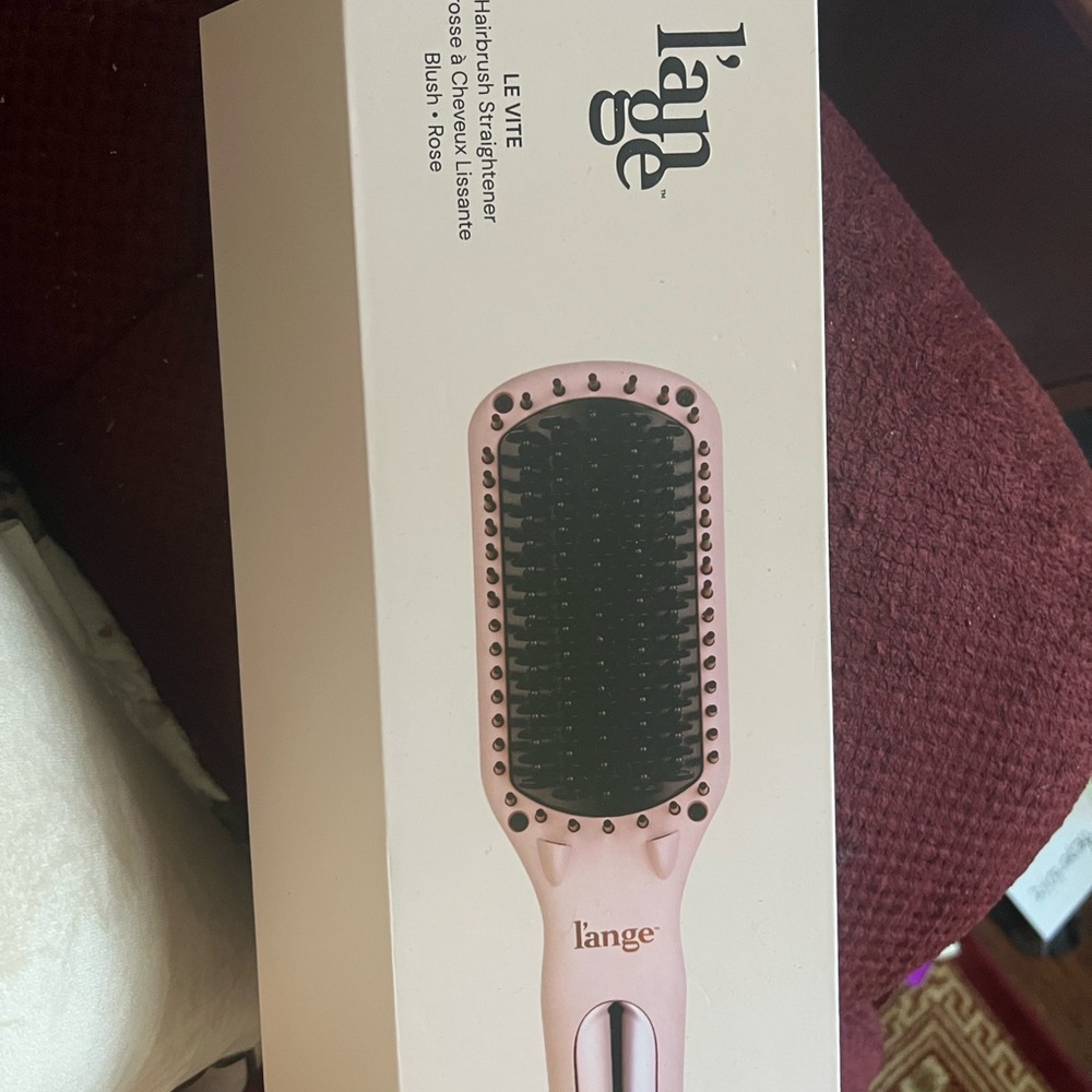Lange Blush Pink Hair Straightening Brush